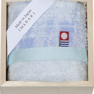 【ラッピング無料】国産 今治製タオル しまなみ匠の彩 ウォッシュタオル(木箱入) 花つぼみ KW-6054 綿100% 日本製