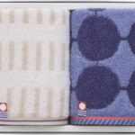 【ラッピング無料】国産 今治製タオル プッチ タオルハンカチ 2P ブルー 22728-32410-304 綿100% 日本製