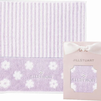 【ラッピング無料】ジル スチュアート スリール タオルハンカチ パープル 58-3169080PU 綿100%