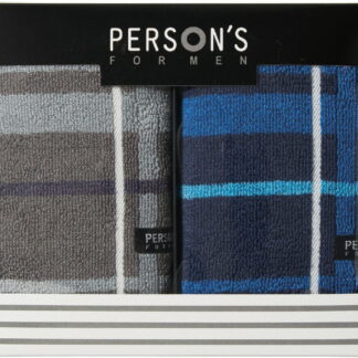【ラッピング無料】パーソンズ 紳士タオルハンカチーフ 2P 31340507A 綿100%