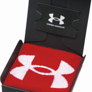 【ラッピング無料】国産 アンダーアーマー シンボル タオルハンカチ レッド UA-010 RE 綿100% 日本製