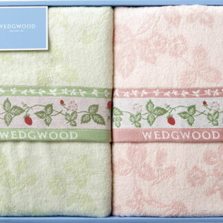 【ラッピング無料】ウェッジウッド ワイルドストロベリー タオルケット 2P RR88100031 綿100%