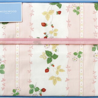 【ラッピング無料】国産 ウェッジウッド ワイルドストロベリー 綿毛布 ピンク FQ826010 11P 日本製