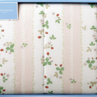 【ラッピング無料】国産 ウェッジウッド ワイルドストロベリー 合繊 肌掛けふとん ピンク AE885000 10P 日本製 掛け布団