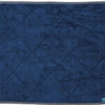 【ラッピング無料】乾度良好? カララカ タオルバスマット ネイビー 80472