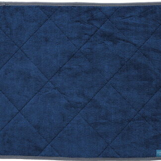 【ラッピング無料】乾度良好? カララカ タオルバスマット ネイビー 80472