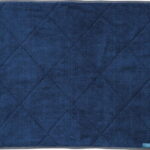 【ラッピング無料】乾度良好? カララカ タオルバスマット ネイビー 80474