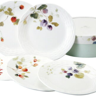 【ラッピング無料】ナルミ ルーシーガーデン アソートプレート5枚セット 96010-21901P 皿