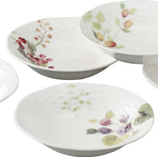 【ラッピング無料】ナルミ ルーシーガーデン アソートボウル5枚セット 96010-2330 3P 皿 プレート