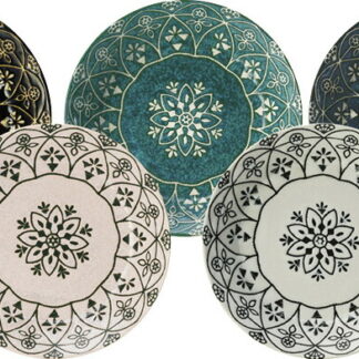 【ラッピング無料】国産 モロッカン パスタカレー 5Pセット 01485 日本製 皿 プレート