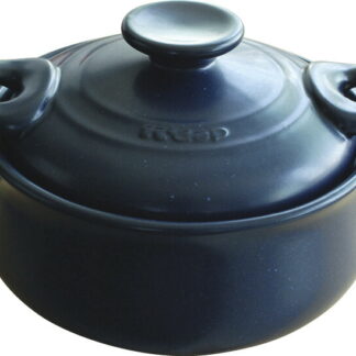 【ラッピング無料】国産 ケデップ セラキッチン両手鍋24cm ネイビー CK-012 日本製