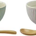 【ラッピング無料】リップル ペアボウル(スプーン付) 266341 サラダボウル