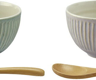 【ラッピング無料】リップル ペアボウル(スプーン付) 266341 サラダボウル