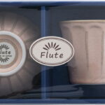 【ラッピング無料】国産 フルート マグ ＆ ライスボウル ピンクマット FLT-2022B 日本製