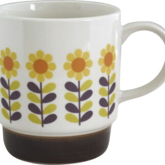 【ラッピング無料】国産 レトロ喫茶 マグカップ ブラウン 20663 日本製