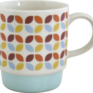 【ラッピング無料】国産 レトロ喫茶 マグカップ ライトブルー 20666 日本製