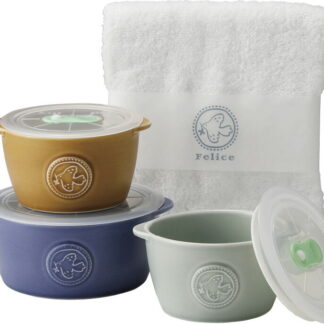 【ラッピング無料】フェリーチェ 高気密レンジパックセットSタオル付 FE-300 3P パックS パックM ウォッシュタオル