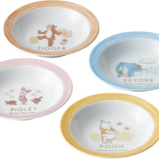 【ラッピング無料】国産 ディズニー ボタニカルアート ボウル4枚セット 3529-01 日本製 サラダボウル