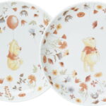 【ラッピング無料】国産 ディズニー フラワードリーム ペアプレートセット 3532-01 日本製 皿