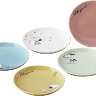 【ラッピング無料】国産 ピーナッツ シーズン ファイブプレートセット SN610-57 日本製 皿