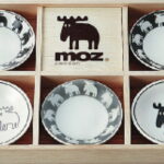 【ラッピング無料】国産 MOZ MOZ01 小皿５枚セット(木箱入り) 50053 日本製 プレート