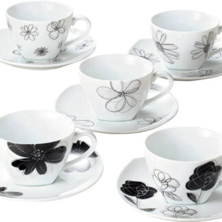 【ラッピング無料】レノマ コーヒーカップ ＆ ソーサー5客 28438