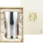 【ラッピング無料】国産 輝 純銅ビアタンブラー 440ml(銀仕上げ) KG-02 日本製