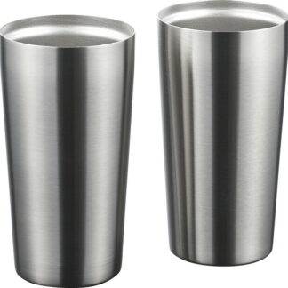 【ラッピング無料】粋 真空2重ステンタンブラー 450mlペア SU-107