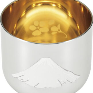 【ラッピング無料】国産 燕熟の技 感温ぐい呑み 赤富士 EJG-400 日本製 おちょこ