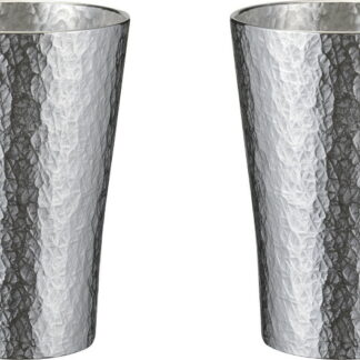 【ラッピング無料】国産 本錫タンブラー 150ml 六花(りっか) 小ペア trk-1P 日本製