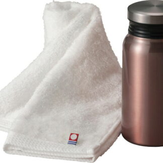 【ラッピング無料】リュクス サーモボトル380ml ＆ 今治タオルセット ピンク 52840