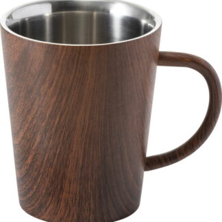 【ラッピング無料】ウッドデザイン 二重構造マグ WD-2052AW マグカップ