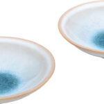 【ラッピング無料】国産 萩焼 ガラス釉 ソライロ ペア小鉢 GA5-7 9P 日本製