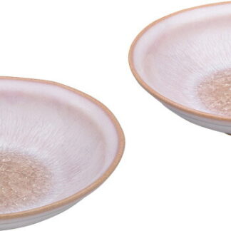 【ラッピング無料】国産 萩焼 ガラス釉 モモイロ ペア小鉢 GP5-7 9P 日本製