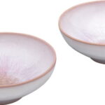 【ラッピング無料】国産 萩焼 ガラス釉 モモイロ ペア小鉢 GP10-20 日本製