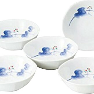 【ラッピング無料】国産 香蘭社 野ぶどう 小鉢5客揃 1935-GHP 日本製