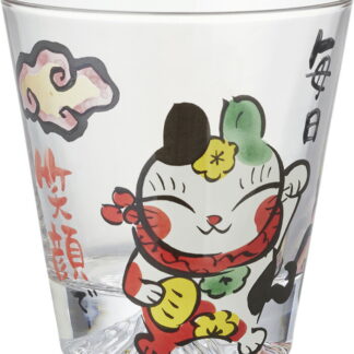 【ラッピング無料】国産 夕立窯 富士山 感謝 グラス(木箱入) 三吉 YK702 日本製 タンブラー