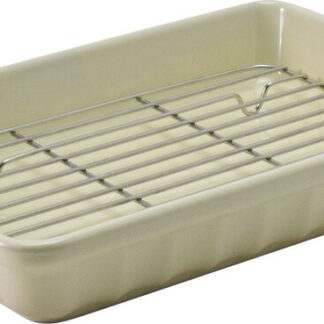 【ラッピング無料】網付きオーブンベーカー クリーム 111010 食器