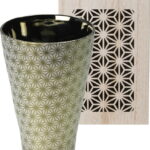 【ラッピング無料】国産 凛 タンブラー 350ml(飾り木箱入) 金 RIN-3053NA 日本製