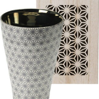 【ラッピング無料】国産 凛 タンブラー 350ml(飾り木箱入) 銀 RIN-3053NB 日本製