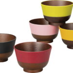 【ラッピング無料】国産 日本伝統色 汁椀5客 85583 日本製 レビュー