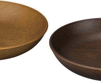 【ラッピング無料】国産 Woody ラウンドプレート 2P 16917 日本製 皿