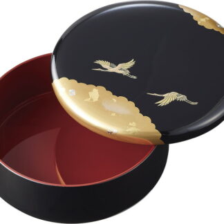 【ラッピング無料】国産 加賀百万石 純金箔工芸 歓び ズッシリ菓子器(蓋付) 4135-53 日本製 菓子椀