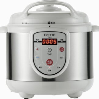 【ラッピング無料】エレット 電気圧力鍋(18cm･4合炊) ET-104