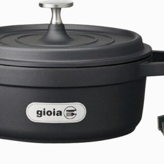 【ラッピング無料】ジョイア キャセロール20cmハンドルカバー付 BK ブラック XC20H-BK 鍋