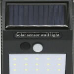 【ラッピング無料】STAR★LIGHT LEDソーラーセンサー ウォールライト SK-SWLT180BK