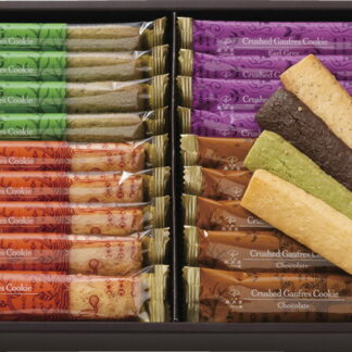 【ラッピング無料】上野?月堂 ゴーフルクラッシュクッキー FGCC-10 アーモンド チョコレート ピスタチオ アールグレイ