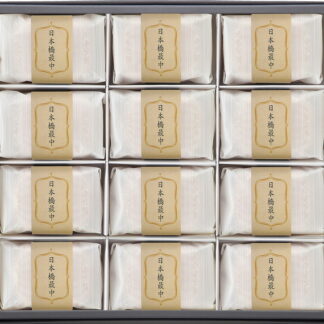 【ラッピング無料】日本橋屋長兵衛 お手作り日本橋最中12個入 NNM-30