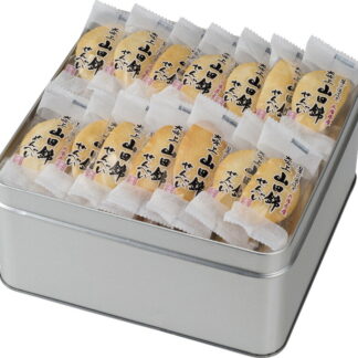 【ラッピング無料】アリモト 山田錦せんべい缶入 72枚 塩 40350