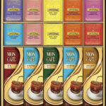 【ラッピング無料】モンカフェ ＆ トワイニング 詰合せギフト TMS-50 イングリッシュブレックファスト アール ピーチ レディ グレイ ダージリン アッサム ウェールズ コスタリカ コロンビ モカ キリマンジャロ ブレンド